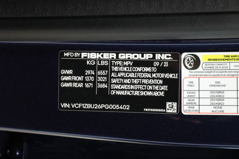 2023 Fisker Ocean One