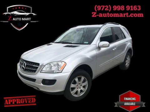 2007 Mercedes-Benz M-Class for sale at Z AUTO MART in Lewisville TX