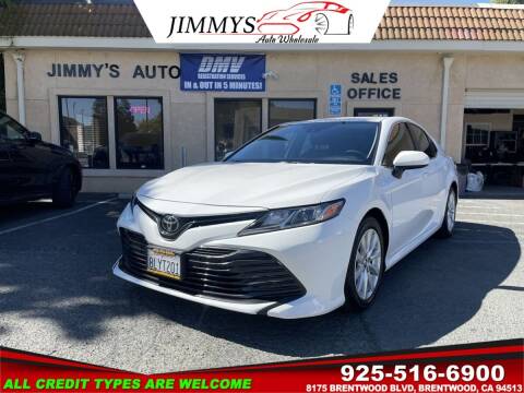 2019 Toyota Camry for sale at JIMMY'S AUTO WHOLESALE in Brentwood CA