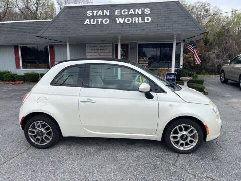 2012 FIAT 500c for sale at STAN EGAN'S AUTO WORLD, INC. in Greer SC