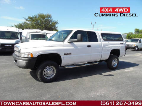 2002 Dodge Ram 2500 for sale at Town Cars Auto Sales in West Palm Beach FL