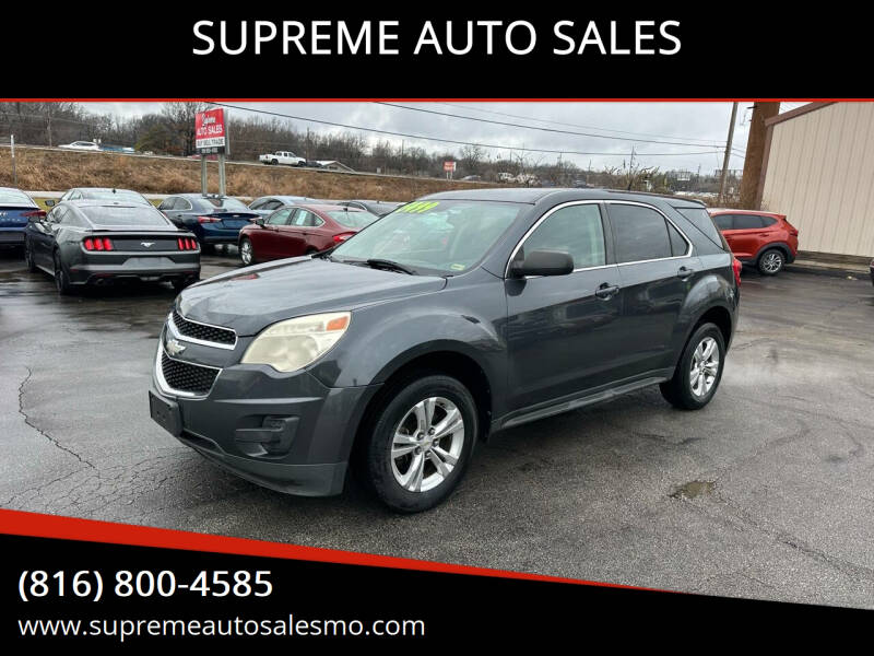 2011 Chevrolet Equinox for sale at SUPREME AUTO SALES in Grandview MO