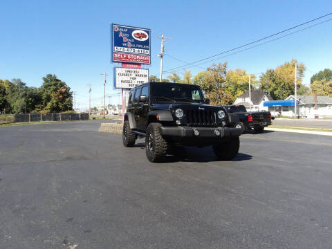 2015 Jeep Wrangler Unlimited for sale at Dunlap Auto Deals in Elkhart IN