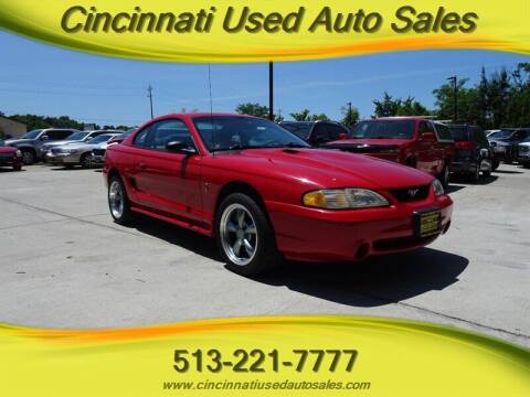1997 Ford Mustang SVT Cobra for sale at Cincinnati Used Auto Sales in Cincinnati OH