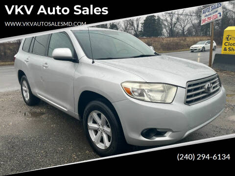 2010 Toyota Highlander for sale at VKV Auto Sales in Laurel MD