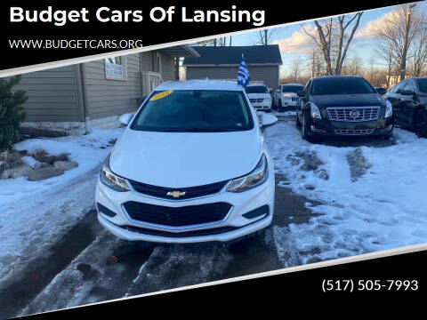 2018 Chevrolet Cruze for sale at Budget Cars Of Lansing in Lansing MI