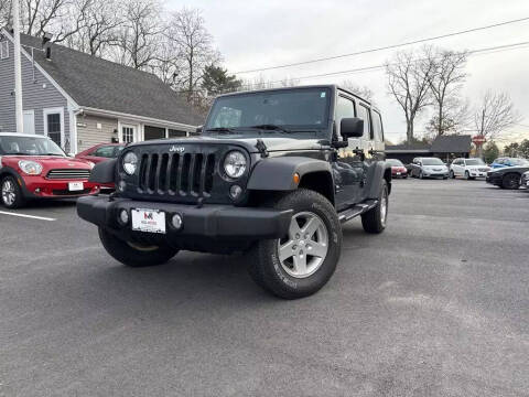 2016 Jeep Wrangler Unlimited for sale at Mega Motors in West Bridgewater MA