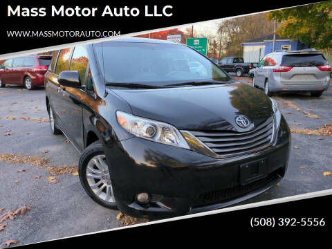 2012 Toyota Sienna for sale at Mass Motor Auto LLC in Millbury MA