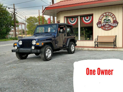 2004 Jeep Wrangler for sale at Cockrell's Auto Sales in Mechanicsburg PA