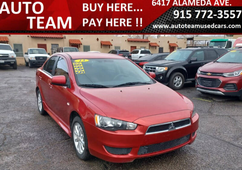 2013 Mitsubishi Lancer for sale at AUTO TEAM in El Paso TX