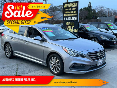 2017 Hyundai Sonata for sale at AUTOMAX ENTERPRISES INC. in Roseville CA
