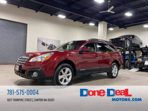 2014 Subaru Outback for sale at DONE DEAL MOTORS in Canton MA