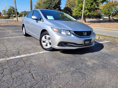 2013 Honda Civic for sale at CORTEZ AUTO SALES INC in Marietta GA