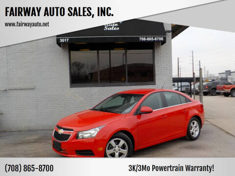 2014 Chevrolet Cruze for sale at FAIRWAY AUTO SALES, INC. in Melrose Park IL