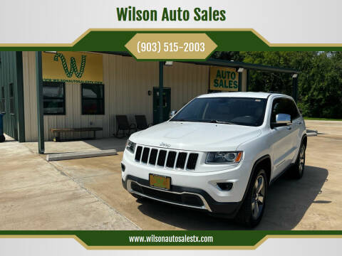 2015 Jeep Grand Cherokee for sale at Wilson Auto Sales in Chandler TX