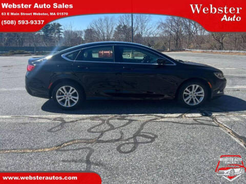 2016 Chrysler 200 for sale at Webster Auto Sales in Webster MA