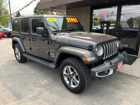 2018 Jeep Wrangler Unlimited for sale at West College Auto Sales in Menasha WI