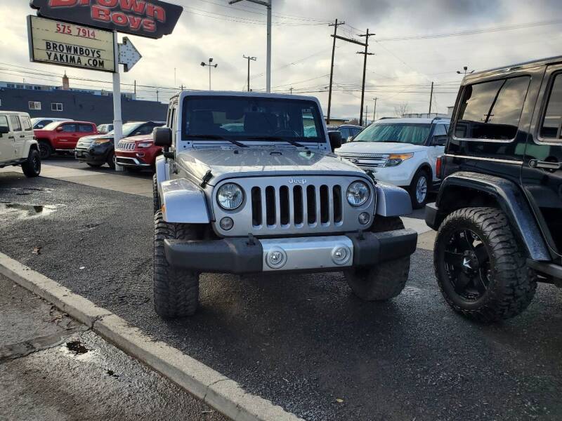 2015 Jeep Wrangler Unlimited for sale at Brown Boys in Yakima WA