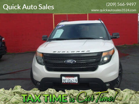 2014 Ford Explorer for sale at Quick Auto Sales in Ceres CA
