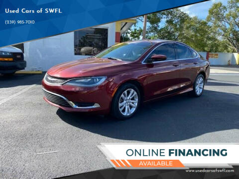 2015 Chrysler 200 for sale at Used Cars of SWFL in Fort Myers FL