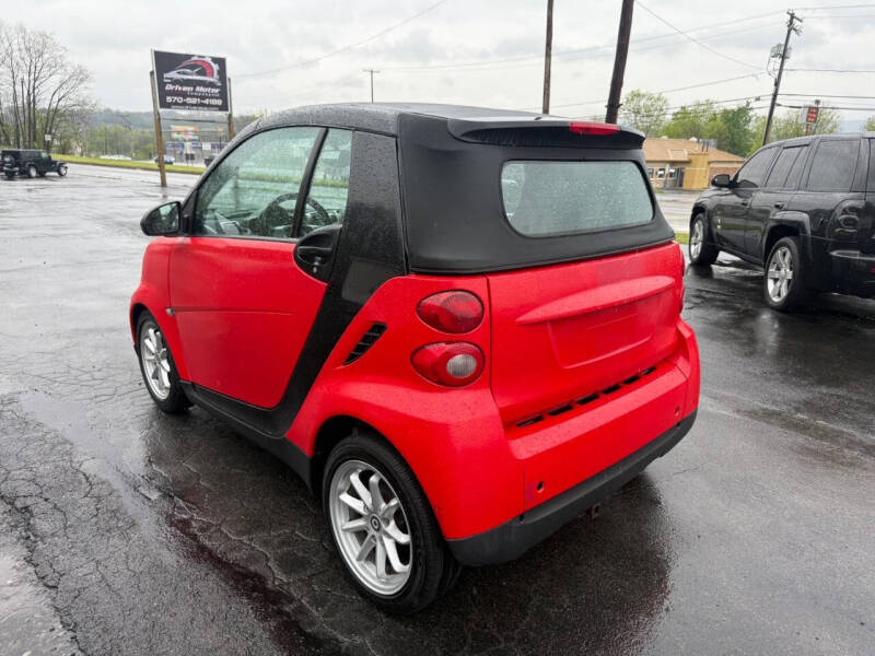 2009 Smart fortwo passion cabriolet