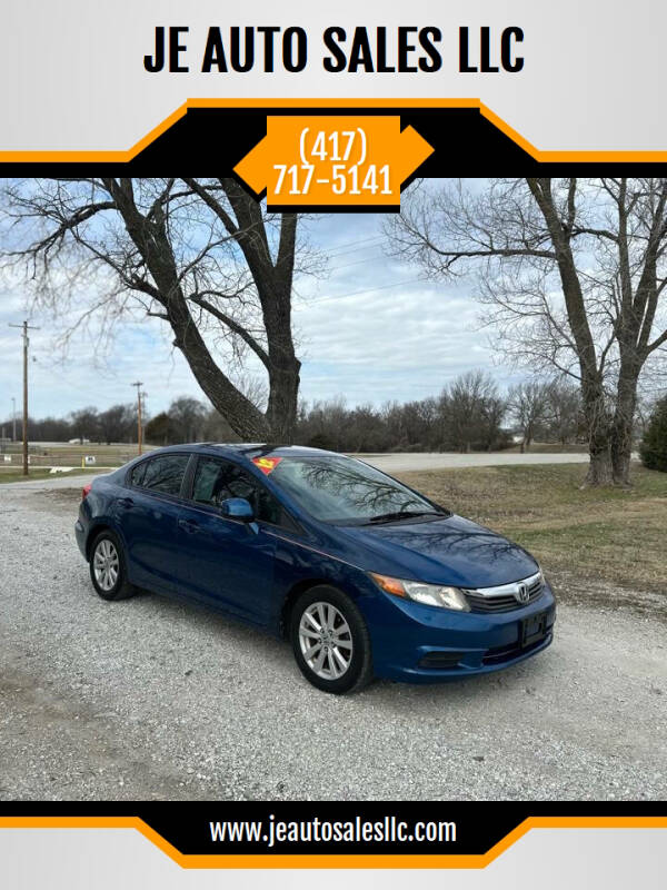 2012 Honda Civic for sale at JE AUTO SALES LLC in Webb City MO