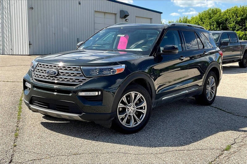 Used 2022 Ford Explorer Limited with VIN 1FMSK8FH1NGA87805 for sale in Montevideo, Minnesota