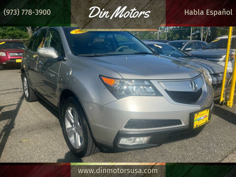 2010 Acura MDX for sale at Din Motors in Passaic NJ