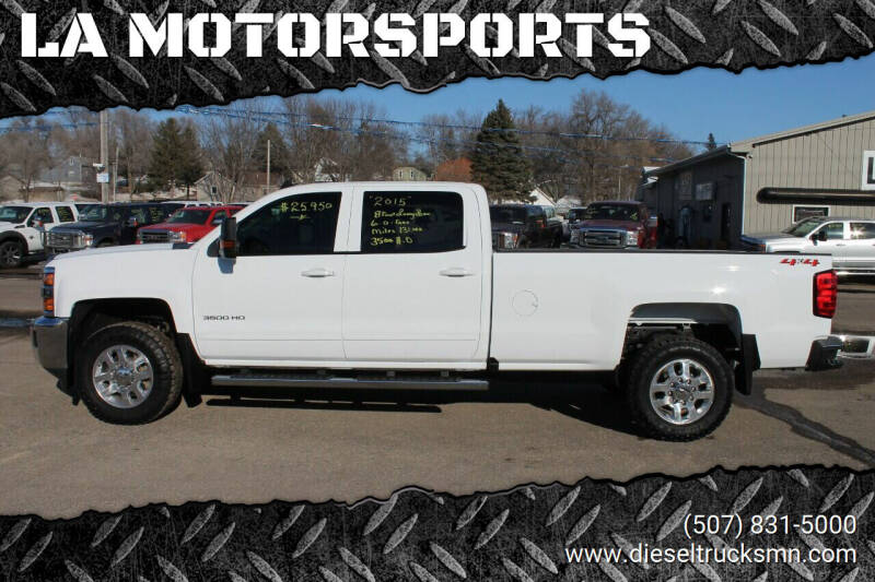 2015 Chevrolet Silverado 3500HD for sale at L.A. MOTORSPORTS in Windom MN