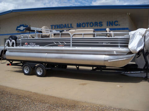 2023 SUNTRACKER FISH BARGE  22 FT for sale at Tyndall Motors in Tyndall SD