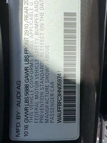 2017 Audi S6 4.0T quattro Premium Plus