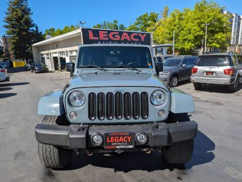 2015 Jeep Wrangler Unlimited for sale at Legacy Auto Sales LLC in Seattle WA