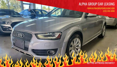 2015 Audi Allroad for sale at Alpha Group Car Leasing in Redford MI
