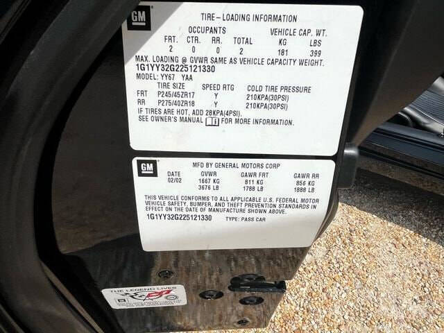 2002 Chevrolet Corvette