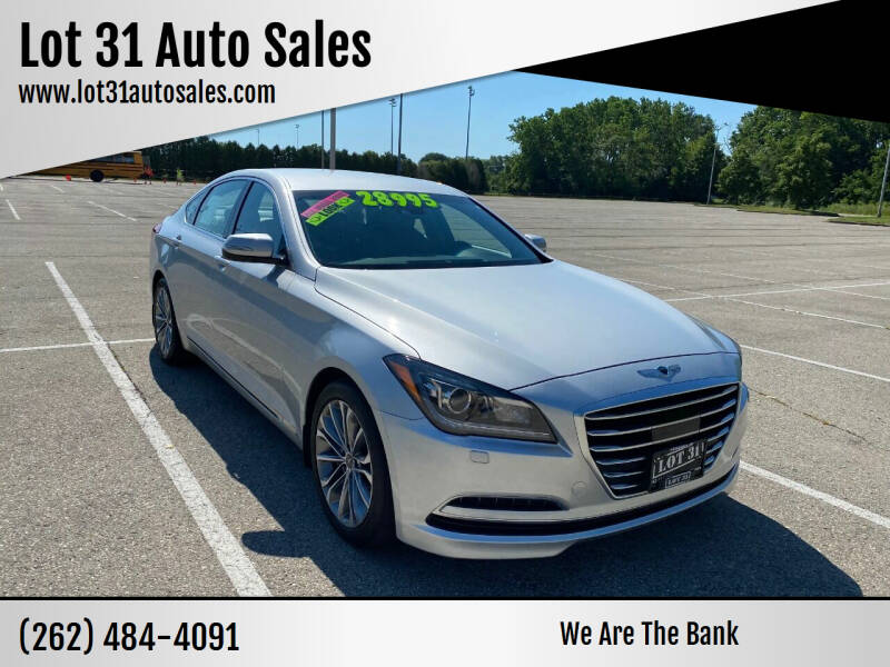 2017 Genesis G80 for sale at Lot 31 Auto Sales in Kenosha WI