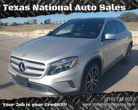 2016 Mercedes-Benz GLA for sale at Texas National Auto Sales in San Antonio TX