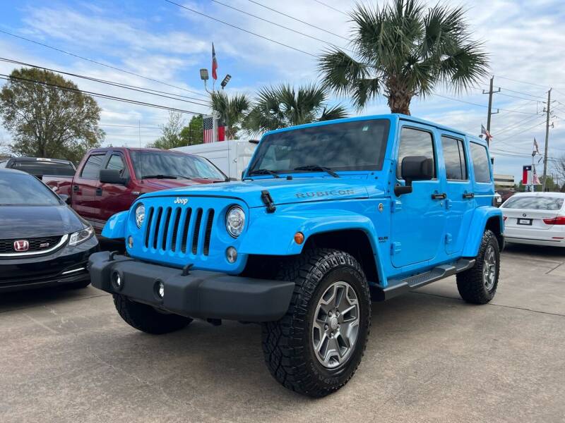 2017 Jeep Wrangler Unlimited for sale at Car Ex Auto Sales in Houston TX