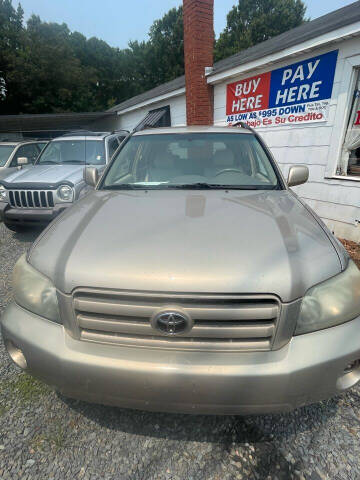 2004 Toyota Highlander for sale at Locust Auto Imports in Locust NC