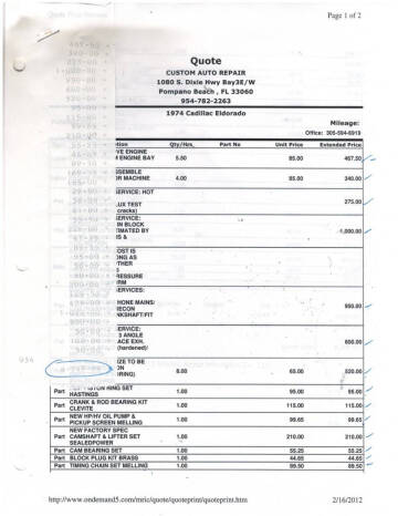1960 Cadillac Eldorado