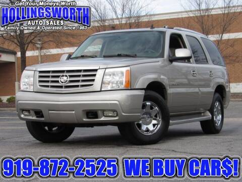2006 Cadillac Escalade for sale at Hollingsworth Auto Sales in Raleigh NC