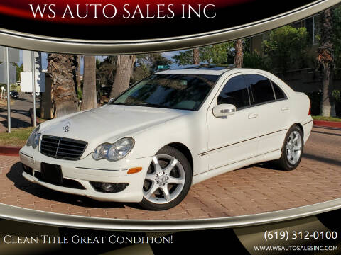 2007 Mercedes-Benz C-Class for sale at WS AUTO SALES INC in El Cajon CA