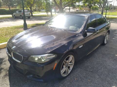 2014 BMW 5 Series for sale at P S AUTO ENTERPRISES INC in Miramar FL