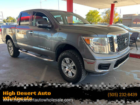 2018 Nissan Titan for sale at High Desert Auto Wholesale in Albuquerque NM