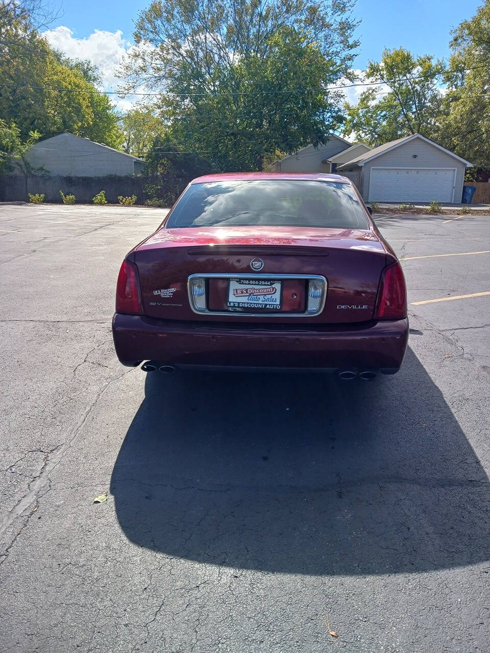 2002 Cadillac DeVille for sale at LB's Discount Auto Sales in Steger, IL