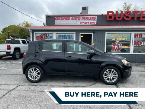 2012 Chevrolet Sonic for sale at CERTIFIED AUTO DEALERS in Greenwood IN