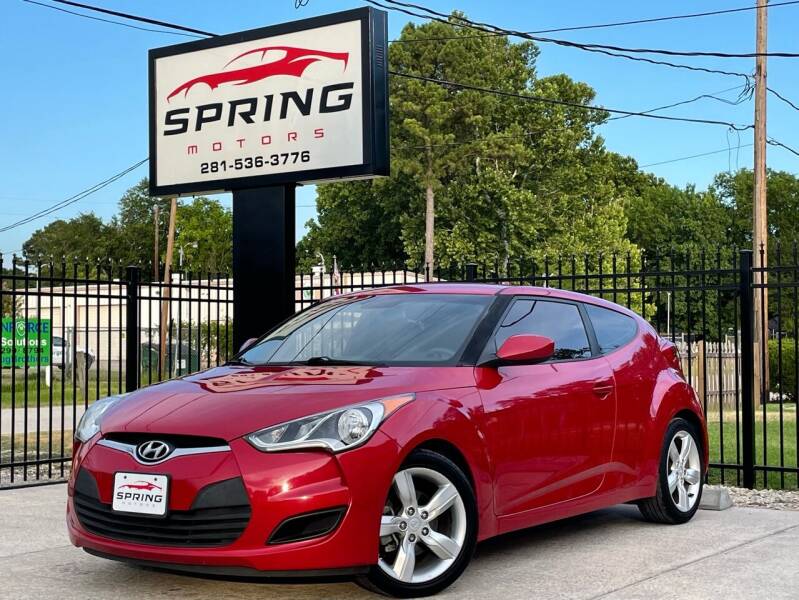 2014 Hyundai Veloster for sale at Spring Motors in Spring TX