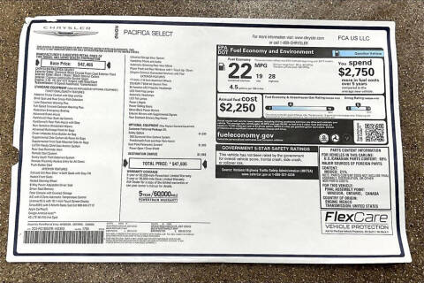 2026 Chrysler Pacifica Select