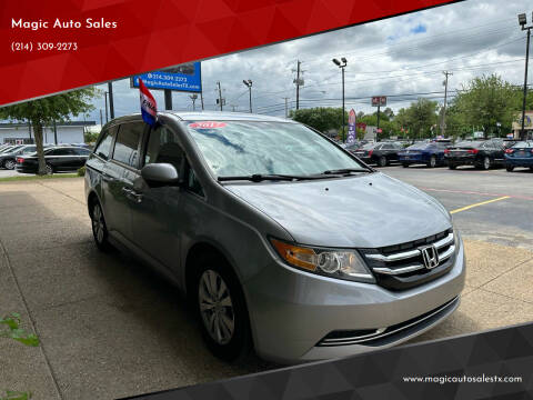 2017 Honda Odyssey for sale at Magic Auto Sales in Dallas TX