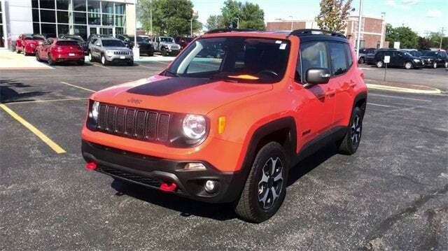 Used 2021 Jeep Renegade Trailhawk with VIN ZACNJDC12MPM93658 for sale in North Olmsted, OH