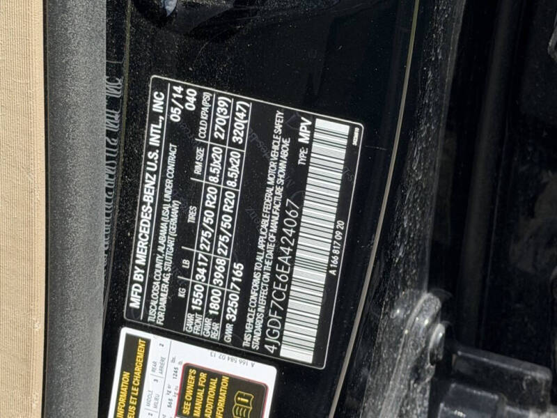 2014 Mercedes-Benz GL-Class GL 450 4MATIC